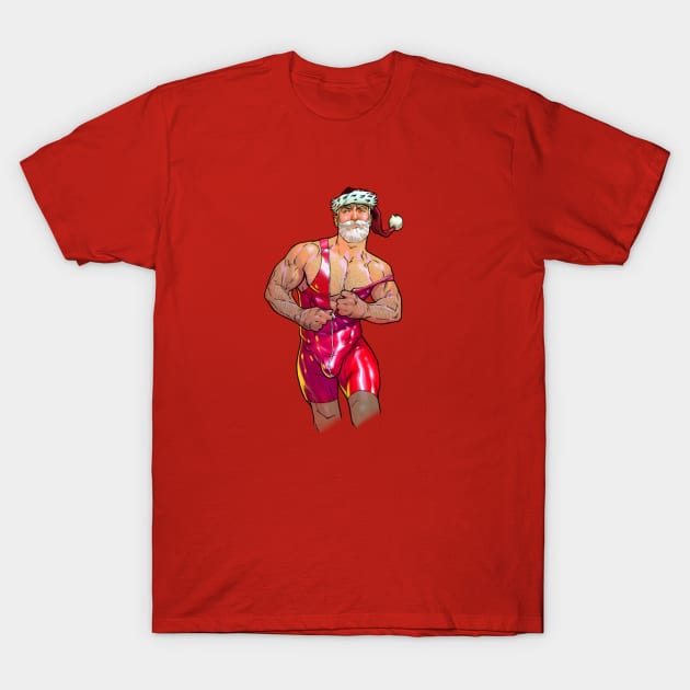 Latex Santa T-Shirt by AdamGraphite